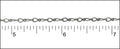 fine teardrop chain ANT. SILVER