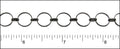circle O chain GUNMETAL