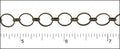 circle O chain ANT. BRASS