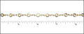 cog chain MATTE GOLD