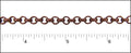 4.8mm Rolo chain ANT. COPPER