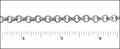 5.7mm Rolo chain ANT. SILVER