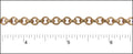 4.8mm Rolo chain MATTE GOLD