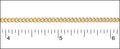 fine curb chain MATTE GOLD