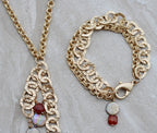 5mm Double Link chain MATTE GOLD