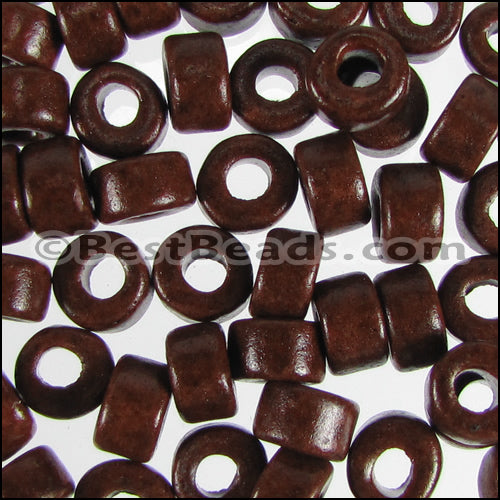 ceramic bead 1000 pcs BROWN