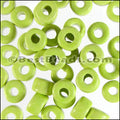 ceramic bead 1000 pcs NEON YELLOW