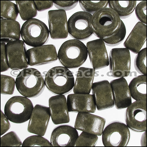 ceramic bead 1000 pcs KHAKI TAN