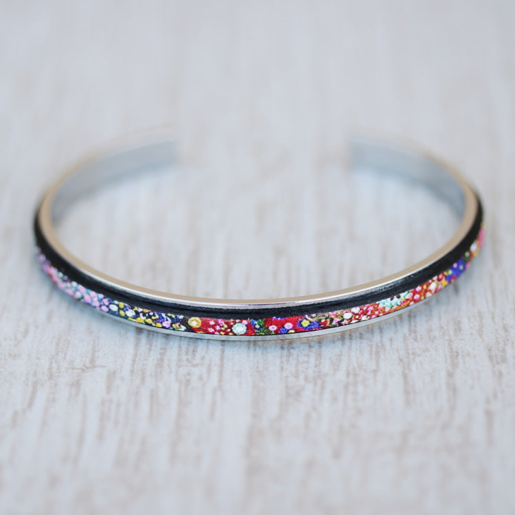 3mm Flat GLUE - IN CUFF Shiny Gold - 2 pcs