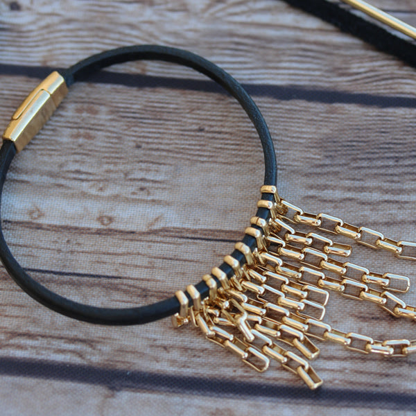 3mm rectangle rolo chain GOLD