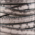 10mm flat BARK leather BROWN - meter