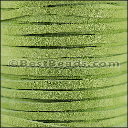 1/8" Suede Lace KIWI - 26 yd spool
