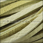 3mm Flat DEERSKIN lace CREAM - Bag of 10