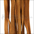 6mm Flat DEERSKIN lace SADDLE - Bag of 10