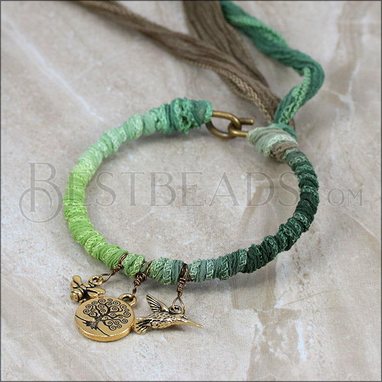 Sample as a wrapped bracelet