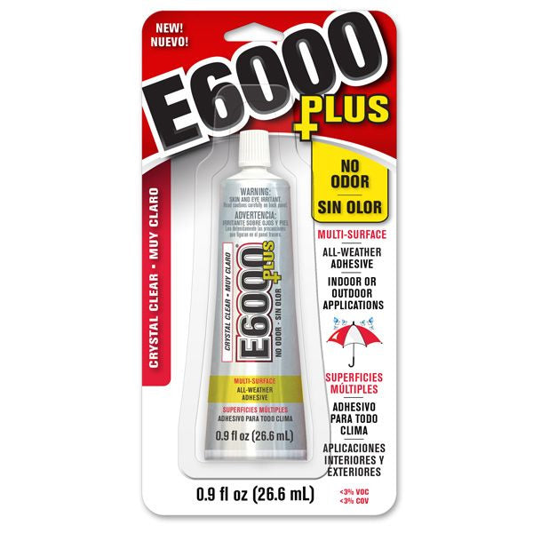 E6000 +Plus Clear Adhesive - 0.9oz Tube