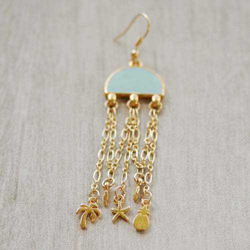 MINI Pineapple Charm ANT SILVER - 10 pcs