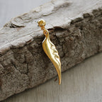 Sphere Post Earring with Loop SHINY GOLD - 10 pcs
