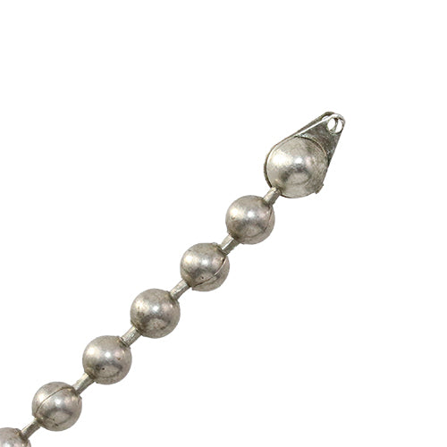 end cap for CH-098 ANT. SILVER - 12 pcs