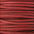 1.5mm round Euro leather BURNT RED - 25m SPOOL