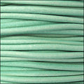 1.5mm round Euro leather DISTRESSED TEAL - 25m SPOOL