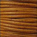 3mm round Euro leather CAMEL - 25m SPOOL