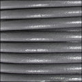 4.5mm round Euro leather LT GREY - meter
