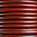 4mm round Euro leather WHISKEY - meter
