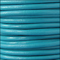 4mm round Euro leather BLUE MOON - meter