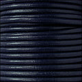 4.5mm round Euro leather NAVY - meter