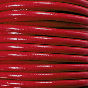 4.5mm round Euro leather RED - meter