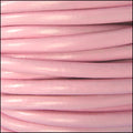 4.5mm round Euro leather LT PINK - meter