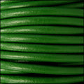 4.5mm round Euro leather GRASS GREEN - meter