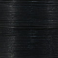Indian Waxed Cord BLACK - 0.5mm - 100mt spool