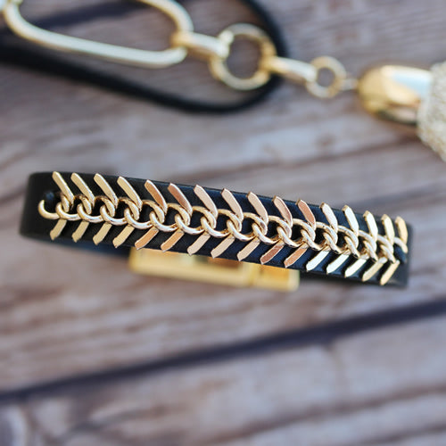 Small Fishbone chain GOLD