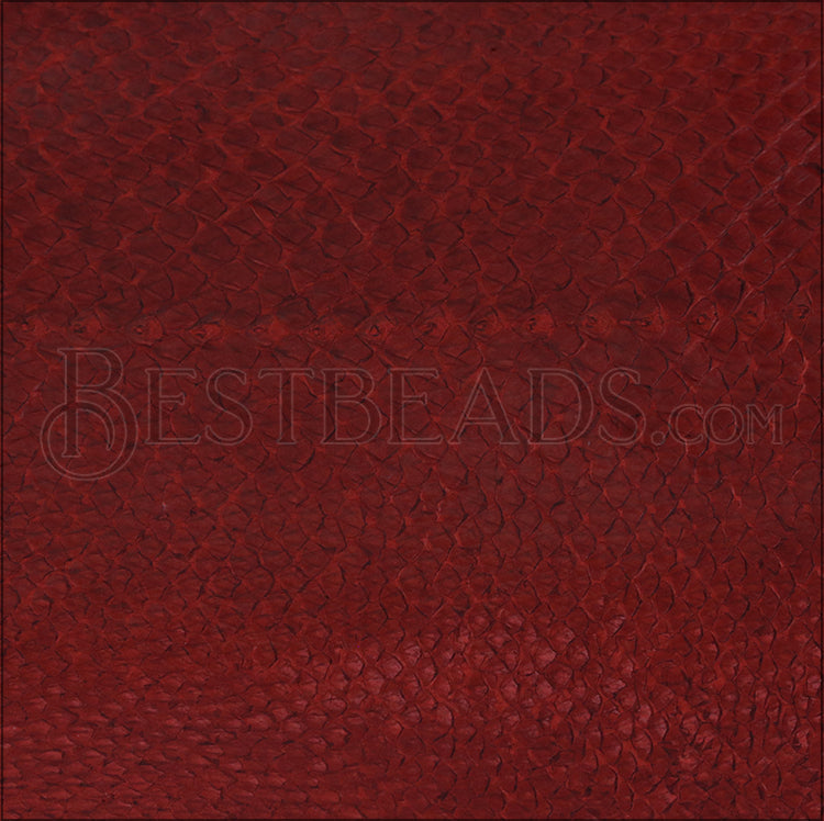 SALMON leather skin RED - 1 hide