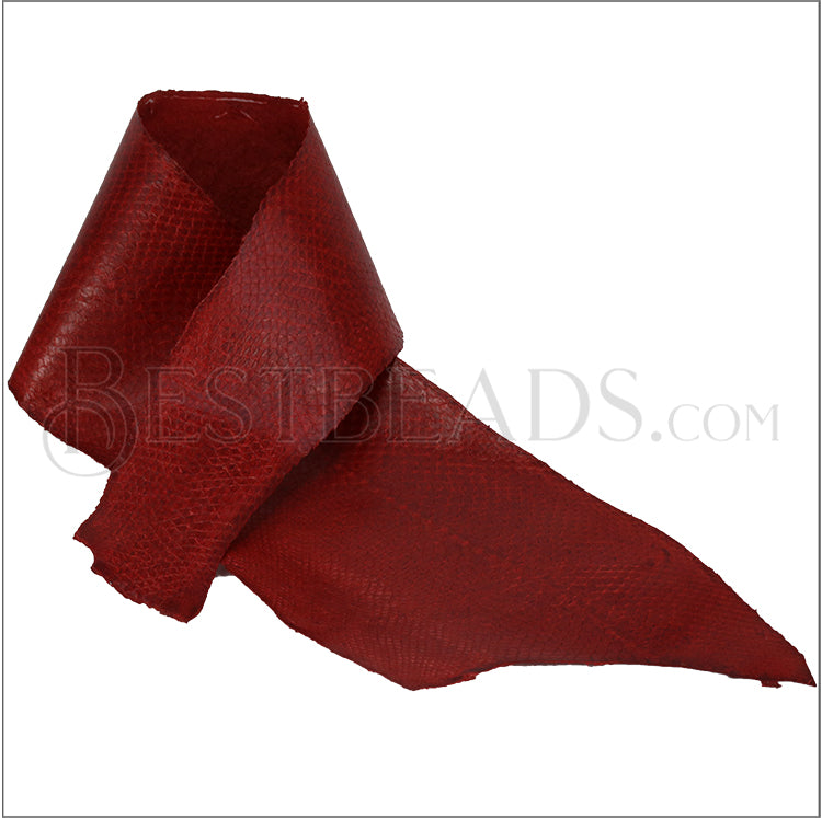 SALMON leather skin RED - 1 hide