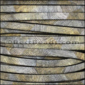 5mm flat EURO PRINTED leather IMPRESSIONS - meter