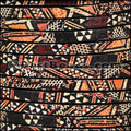 5mm flat EURO PRINTED leather TRIBAL - meter