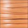 10mm flat ITALIAN DOLCE leather CANTALOUPE - meter