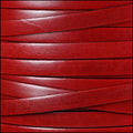 10mm flat ITALIAN DOLCE leather STRAWBERRY - meter