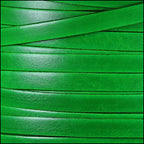 10mm flat ITALIAN DOLCE leather ZUCCHINI - meter