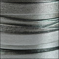 10mm flat PEARL METALLIC leather PEWTER - meter