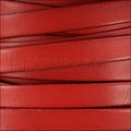 10mm flat BRUCIATO leather RED - meter