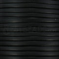 5mm flat BRUCIATO leather BLACK - meter