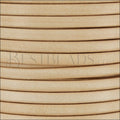 5mm flat BRUCIATO leather NATURAL - meter