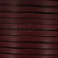 5mm flat BRUCIATO leather BURGUNDY - meter
