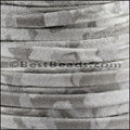 5mm flat CAMO SUEDE leather GREY - 1 meter