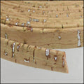 10mm flat CORK SILVER - meter