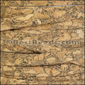 10mm flat MARBLED cork NATURAL - meter